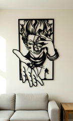 Hisoka Hunter x Hunter Metal Wall Art