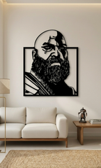 Kratos God of War Metal Wall Art