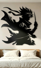 Shadow Warrior - Naruto Shinobi Metal Wall Art