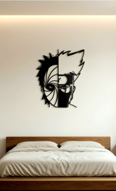 Obito x Kakashi Naruto Metal Wall Art
