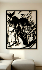 Sasuke x Itachi - Naruto Wall Art