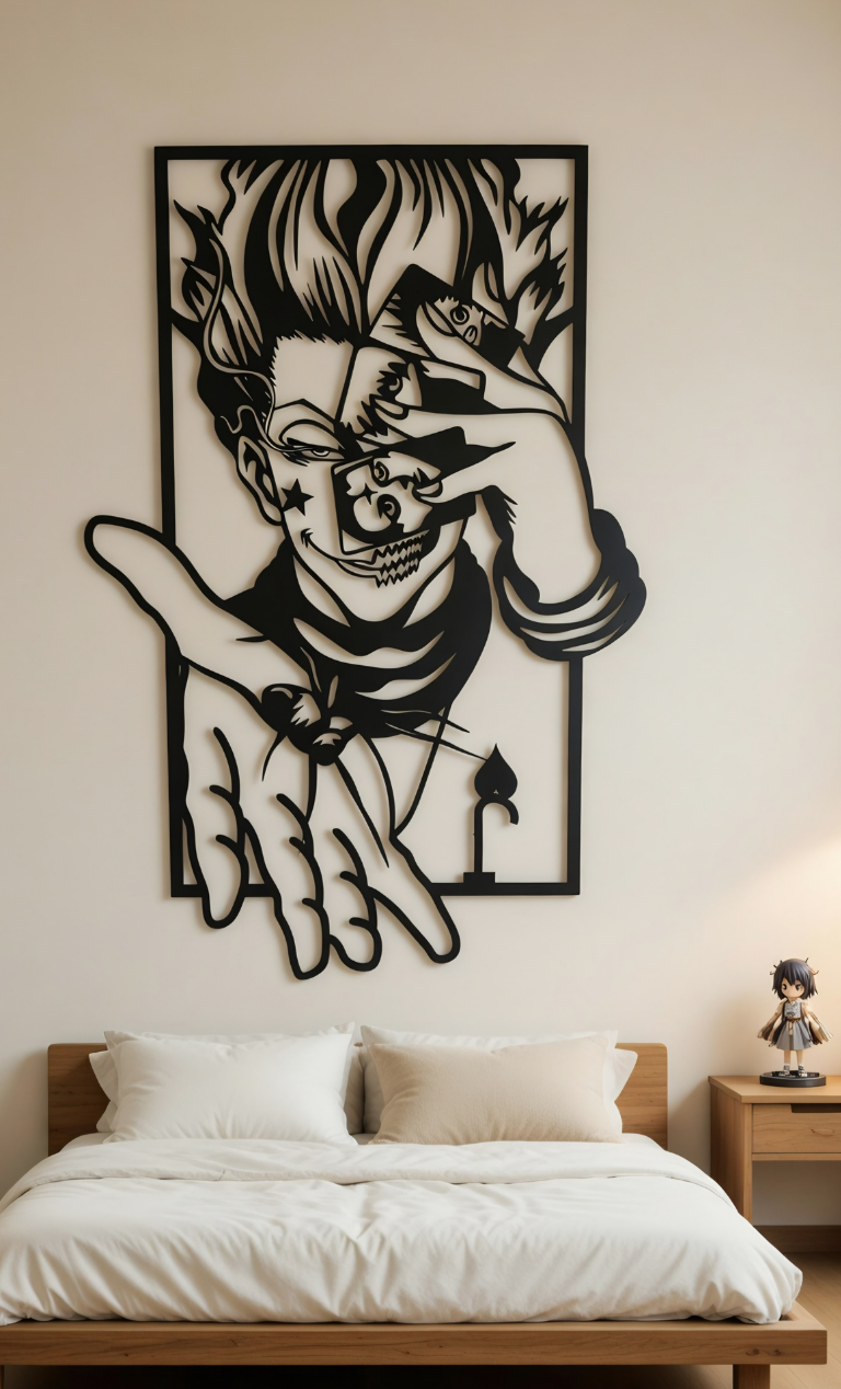 Hisoka Hunter x Hunter Metal Wall Art