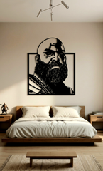 Kratos God of War Metal Wall Art