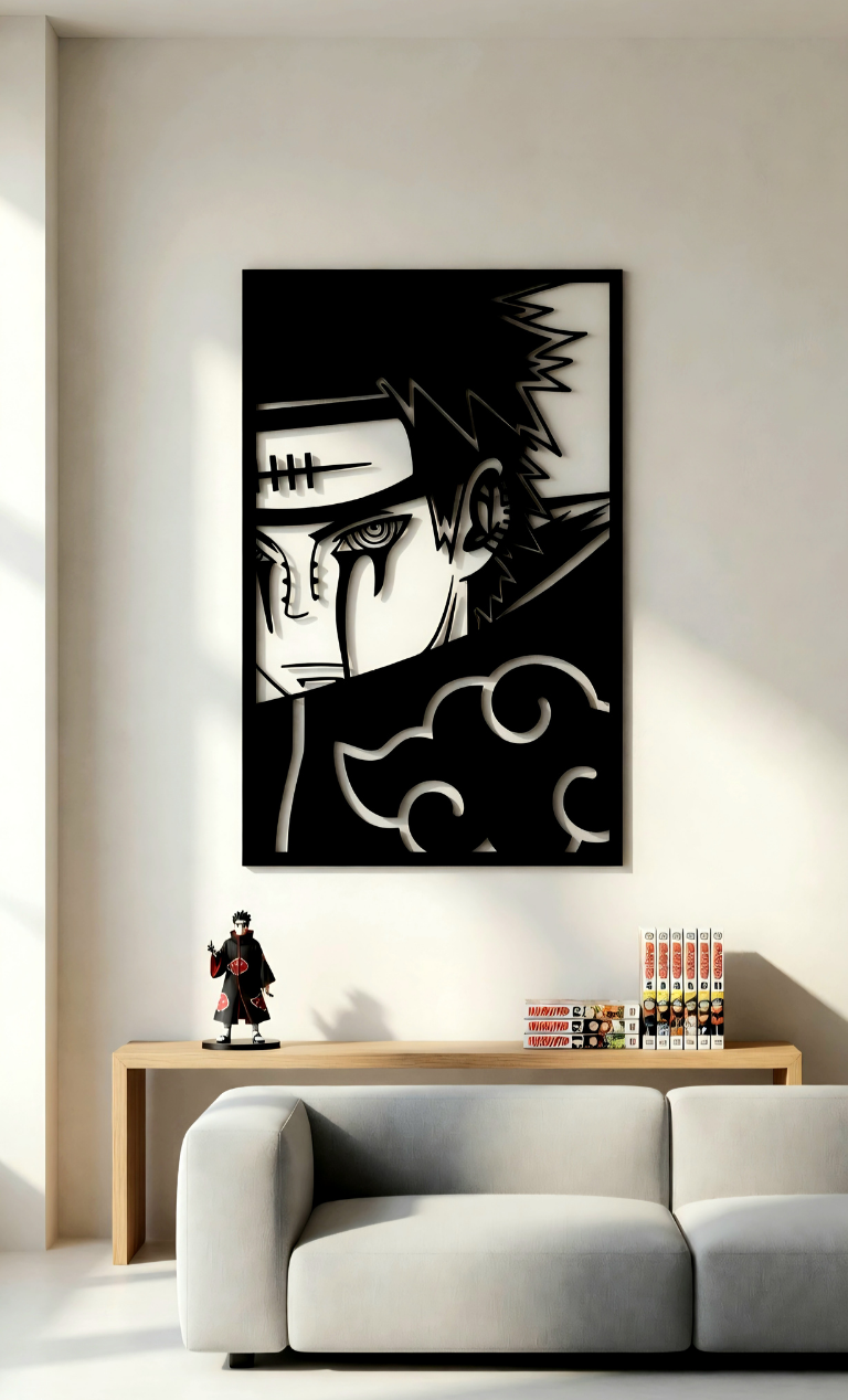 Path of Pain - Akatsuki Naruto Metal Wall Art